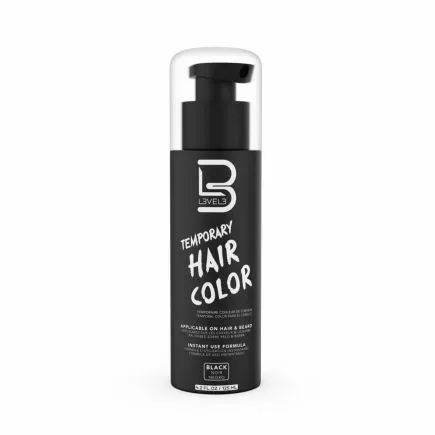 L3VEL3 Beard Color Black 125ml