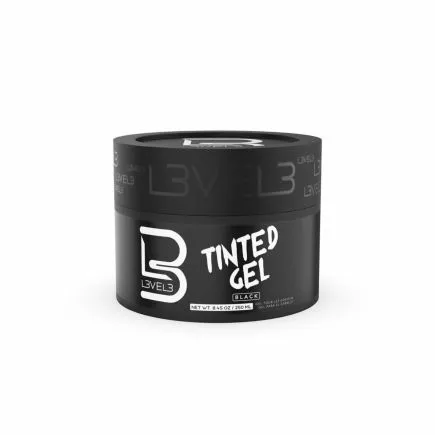 L3VEL3 Tinted Hair Gel Black 250ml