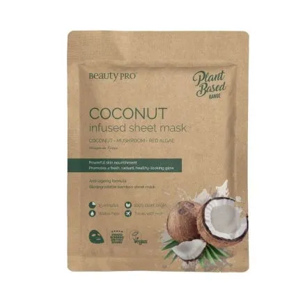 BeautyPro Coconut Oil Infused Sheet Face Mask 22ml