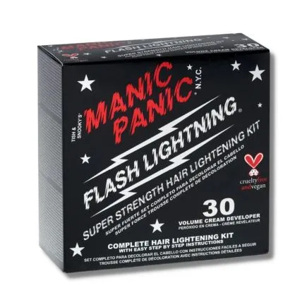 Manic Panic Flash Lightning Bleach Kit - 30 Volume Cream Developer