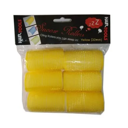HairTools Snooze Rollers - Yellow 32mm
