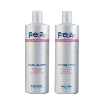 Proclere Freeze Hair Spray Gel Twin Pack 500ml