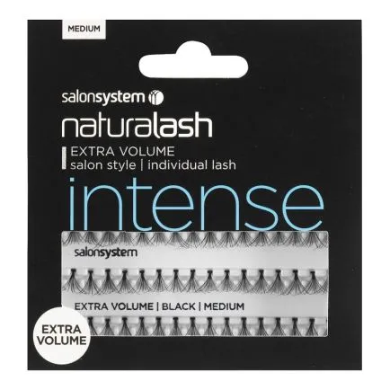 Naturalash Salon System Extra Volume Individual Lashes Medium Black