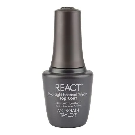 Morgan Taylor React No Light Long-Lasting Top Coat 15ml