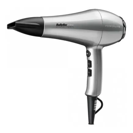 BaByliss PRO Powerlite Silver Hair Dryer