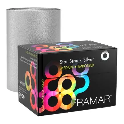 Framar Star Struck Silver - Embossed Roll Medium