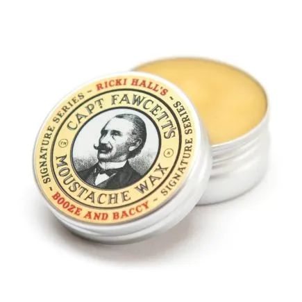 Captain Fawcett Booze & Baccy Moustache Wax 15ml