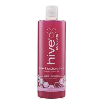 Hive Of Beauty Lychee & Raspberry Drizzle Manicure/Pedicure Soak 400ml