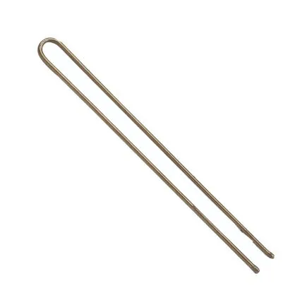 Sibel Straight Hair Pins 70mm Brown - 50 Pack