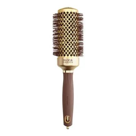 Olivia Garden Expert Blowout Round Hair Brush Speed Gold & Brown 45mm