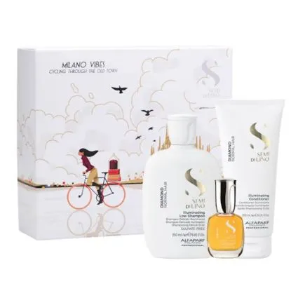 Alfaparf Milano Semi Di Lino Diamond Gift Set