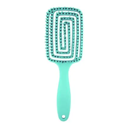 H4IR SOCIETY Wave Vented Detangling Brush - Mint Green
