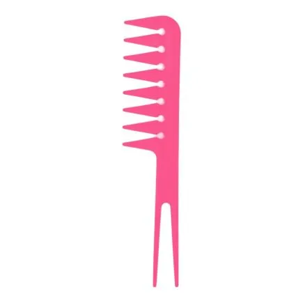 BarberBro. Dual-Action Detangler Comb - Pink