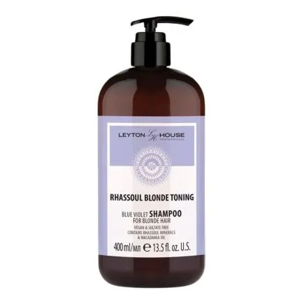 Leyton House Professional Rhassoul Blonde Toning Shampoo 400ml