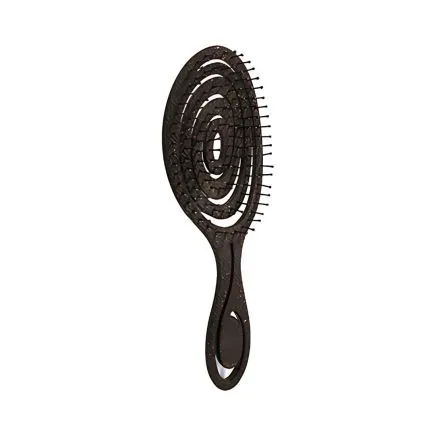 H4IR SOCIETY AirSpiral Brush Black