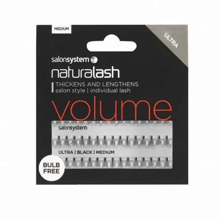 Salon System Naturalash Individual Lash Ultra Black Medium