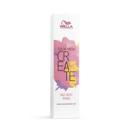 Wella Professionals Color Fresh Create Semi Permanent Hair Colour Nudist Pink 60ml