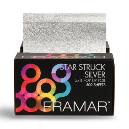 Framar Star Struck Silver Pop Up Foil - 500 Sheets