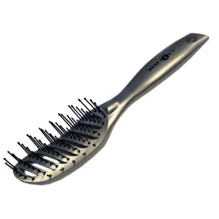 Head Jog 11 Stylish Silver Vent Brush