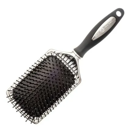 Head Jog 65 Silver And Black Ionic Paddle Brush