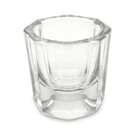 Cuccio Glass Dappen Dish Clear