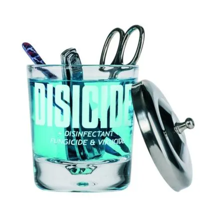 Disicide Sterilising Glass Jar Small