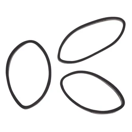 Sibel Black Elastic Hair Bands - Pack of 500 (20mm Diameter)