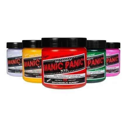 Manic Panic Classic High Voltage Semi Permanent Hair Colour Cotton Candy Pink 118ml