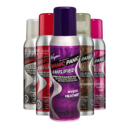 Manic Panic Amplified Temporary Spray-On Colour And Root Touch-Up - Silver Stiletto 125ml