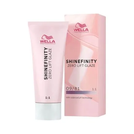 Wella Professionals Shinefinity Zero Lift Glaze 09/65 Cool Pink Shimmer 60ml