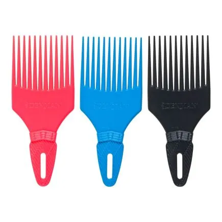 Denman D17 Curl Volumiser Comb - Blue