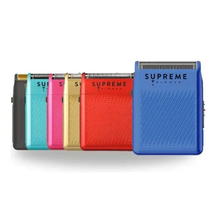 Supreme Trimmer Solo Single Foil Shaver - Blue