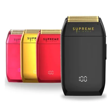 Supreme Trimmer Crunch Foil Shaver - Black