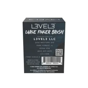 L3VEL3 Large Finger Brush