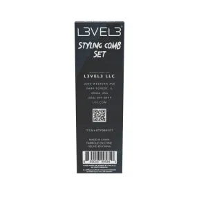 L3VEL3 Styling Comb Set