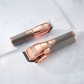 BaByliss PRO Rose Gold Cordless Super Motor Clipper & Skeleton Trimmer Combo