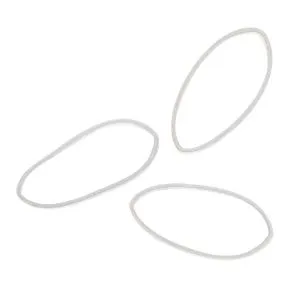Sibel Clear Elastic Hair Ties - Pack of 500