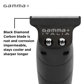 GAMMA+ BLK DIAMOND FIXED BLADE