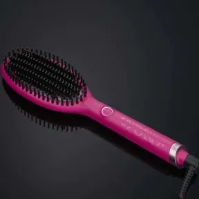 GHD Glide Hot Brush In Orchid Pink