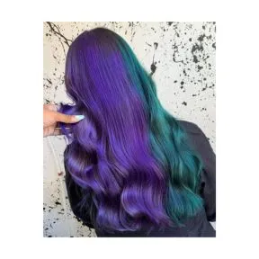 Crazy Color Semi Permanent Hair Colour Cream - Hot Purple 100ml