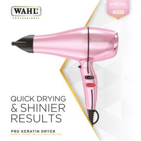 Wahl Pro Keratin Hairdryer Pink Orchid