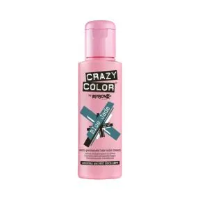 Crazy Color Semi Permanent Hair Colour Cream - Blue Jade 100ml