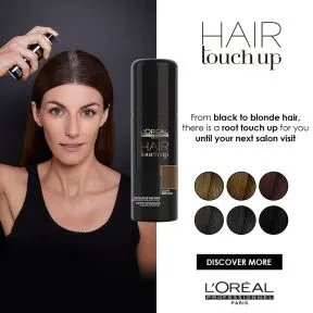L'Oréal Professionnel Hair Touch Up Root Concealer Spray Black 75ml