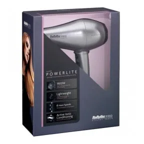 BaByliss PRO Powerlite Silver Hair Dryer