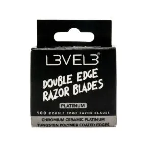 L3VEL3 Double-Edge Razor Blades 100 Pack
