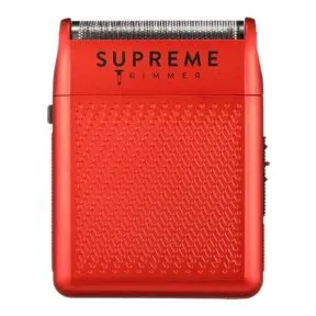 Supreme Trimmer Solo Single Foil Shaver - Red