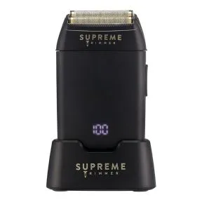 Supreme Trimmer Crunch Foil Shaver - Black