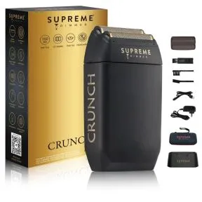 Supreme Trimmer Crunch Foil Shaver - Black