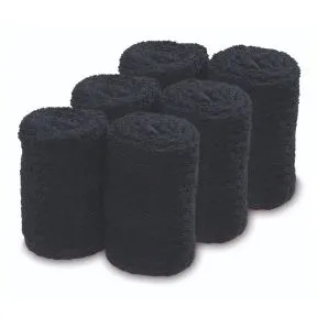 Barburys Face Towels Black - 6 Pack