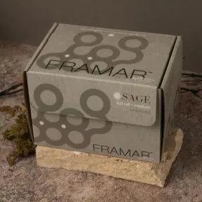 Framar Sage - Embossed Foil Roll 100m